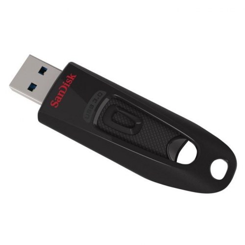 SanDisk Ultra USB-flashdrev 128 GB USB-A 3.2 Gen 1 - Sort