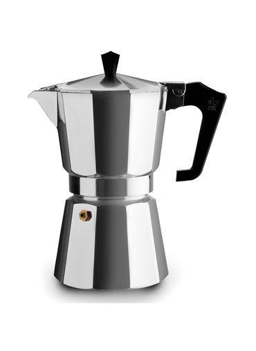 Pezzetti Italexpress mokakande 0,45 l i aluminium med sort håndtag - 9 kopper