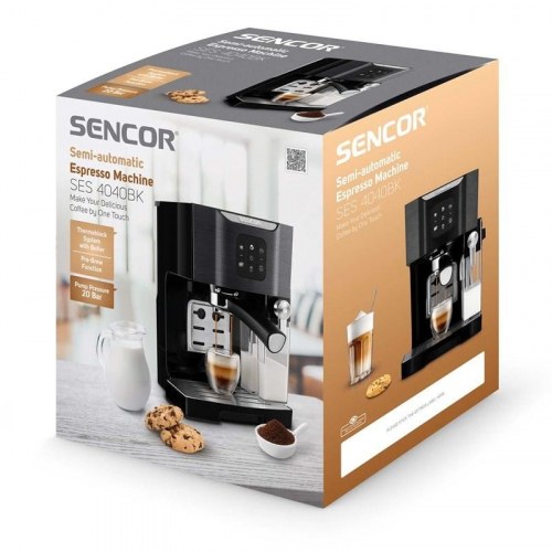 Semiautomatisk espressomaskine Sencor SES 4040BK - sort