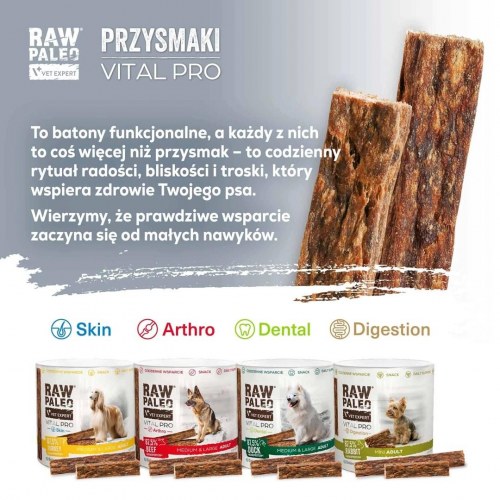 Hundegodbidder VetExpert Raw Paleo Vital Pro Arthro Beef Mini Mono - 100 g