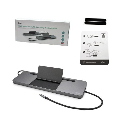 Dockingstation I-Tec Metal USB-C Ergonomic 4K 3x Display - 85 W