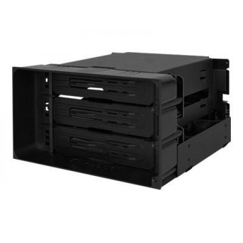 Icy Dock MB830SP-B harddiskkabinet til 3 x 3,5 tommer SAS/SATA HDD med hot-swap, sort