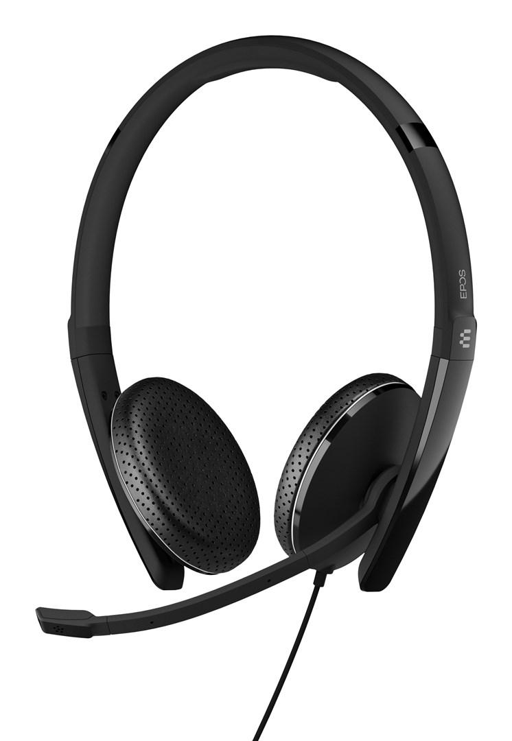 EPOS ADAPT 165T USB-C II headset med USB-C og 3,5 mm - sort