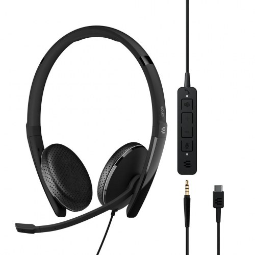 EPOS ADAPT 165T USB-C II headset med USB-C og 3,5 mm - sort