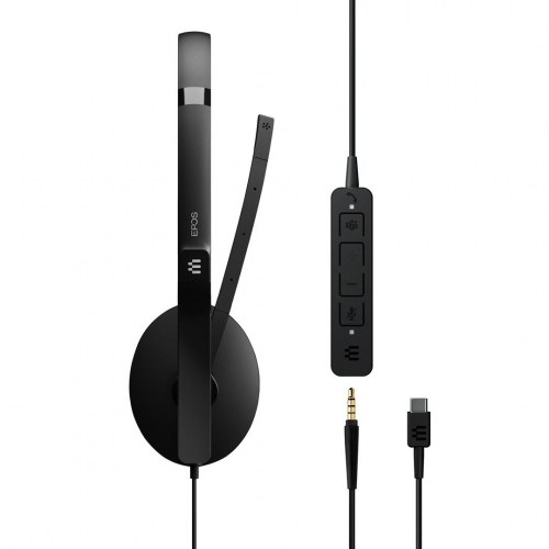 EPOS ADAPT 165T USB-C II headset med USB-C og 3,5 mm - sort