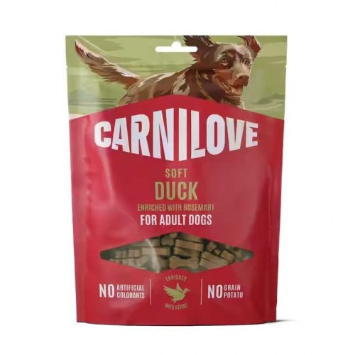 Hundefoder-godbid CARNILOVE Soft Duck med rosmarin - 200 g