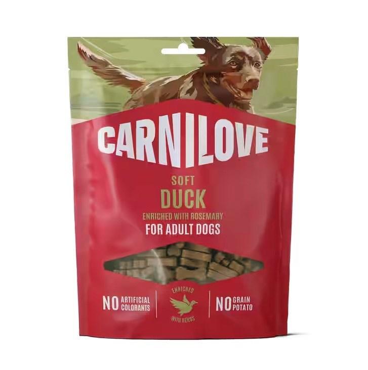 CARNILOVE Soft Duck med rosmarin hundegodbid til voksne hunde 200 g