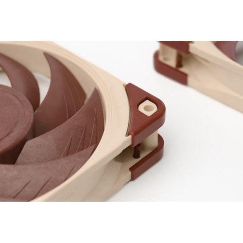 Noctua NF-A12X25 PWM 120 mm kabinetventilator til computer med 4-pin og 450-2000 RPM