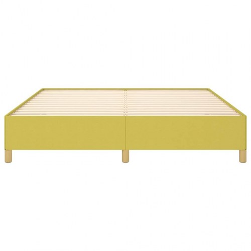 Boxspring sengeramme grøn 180x200 cm - stof