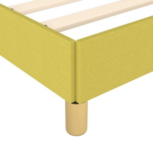 Boxspring sengeramme grøn 180x200 cm - stof