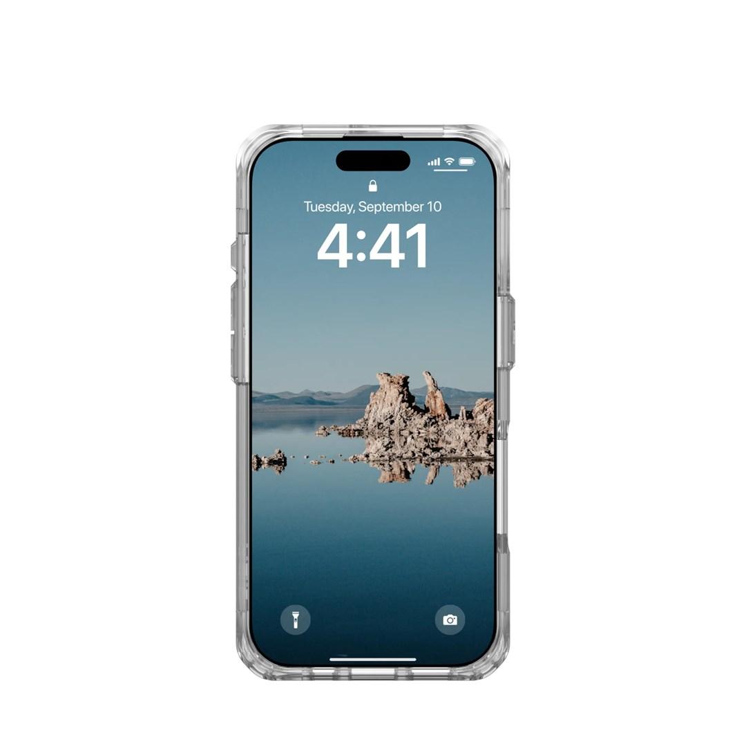 UAG Plyo mobilcover til iPhone 16 Pro 6,3" - transparent/sølv