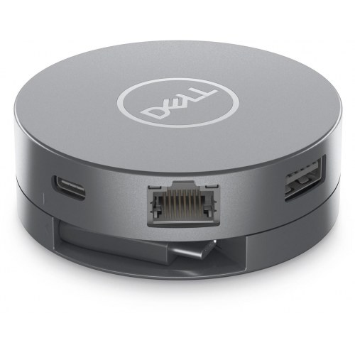 USB-C-multiportadapter Dell DA305 6-i-1 - sølv