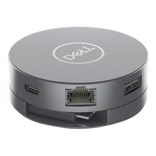 USB-C-multiportadapter Dell DA305 6-i-1 - sølv