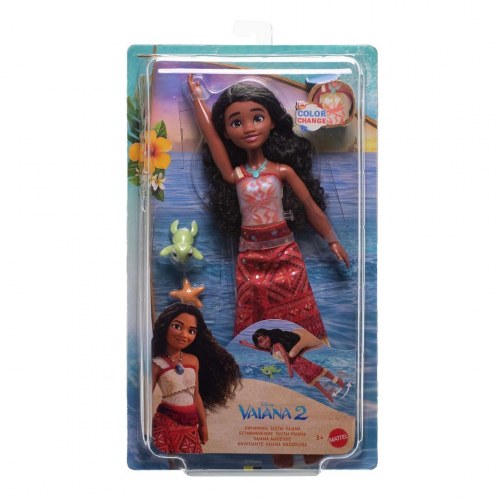 Modedukke Disney Vaiana 2 Swimming Tautai Vaiana med 2 tilbehør