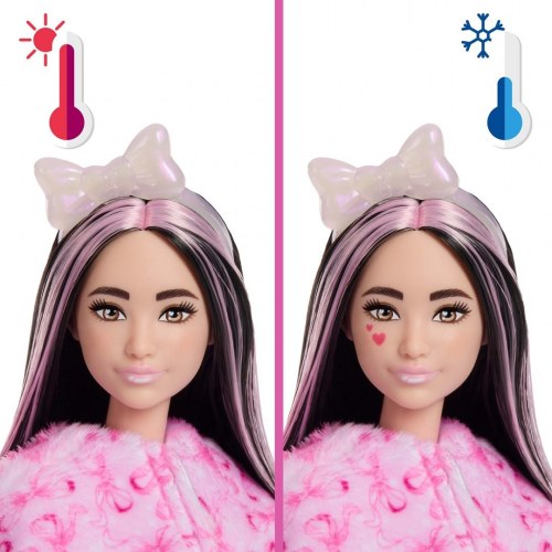 Modedukke Barbie Cutie Reveal lam med tilbehør - 10 overraskelser
