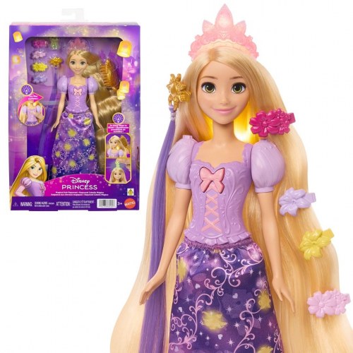 Modedukke Disney Princess Rapunzel med lys i håret