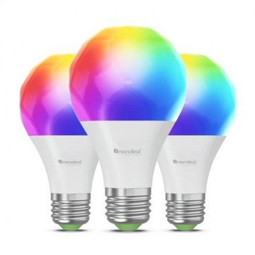 Smart pære Nanoleaf Essentials A60 E27 Matter Bluetooth - 3 stk.