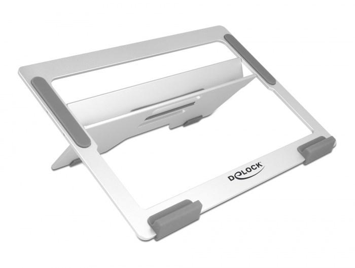 Laptop- og tabletstativ DELOCK i aluminium