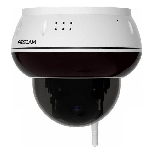 FOSCAM D8T 8 MP Wi-Fi overvågningskamera til udendørs brug med 4K, IP66 og tovejskommunikation - Hvid