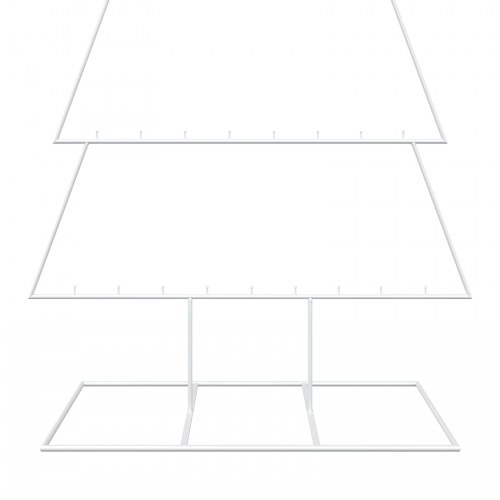 Juletræ i metal KUOPIO 210 cm - hvid