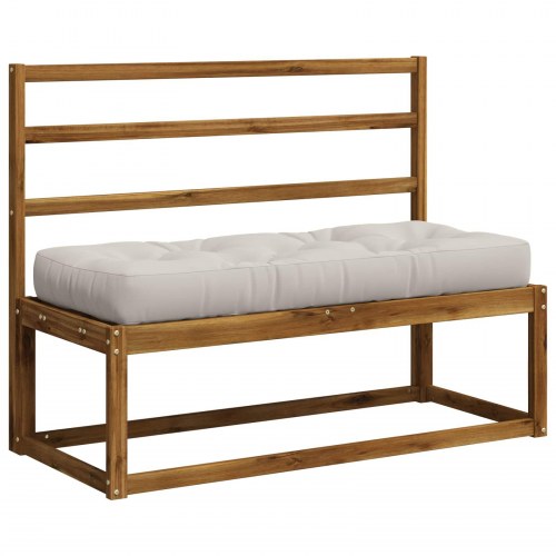 Pallesædepude VIANEN - hvid 120 x 50 x 12 cm