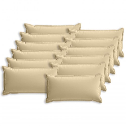 Pudebetræk HOUTEN 12 stk. - beige 40 x 80 cm