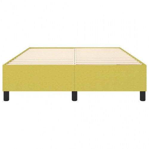 Boxspring sengeramme grøn 140 x 190 cm - stof