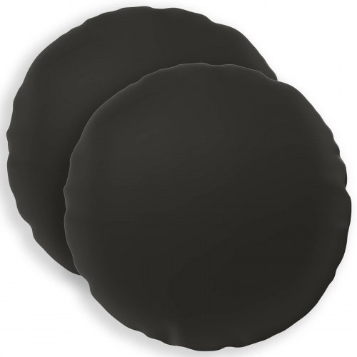 Pudebetræk HEERLEN 2 stk. - sort Ø 60 cm