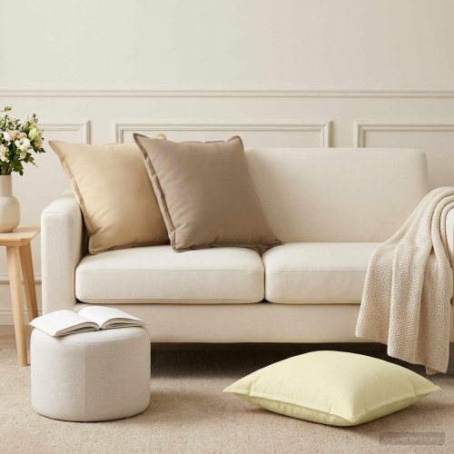 Pudebetræk HOUTEN 6 stk. - beige 55 x 55 cm