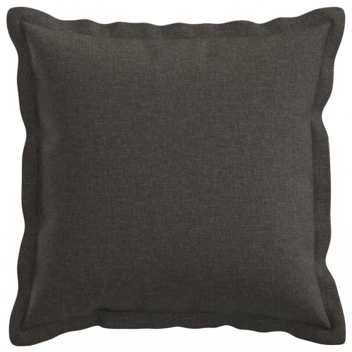 Pudebetræk HOUTEN 2 stk. - mørkegrå 40 x 40 cm faux linned