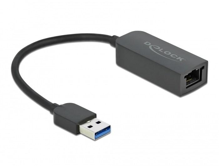 Delock - Netværksadapter - USB 3.2 Gen 1 - 2.5GBase-T - sort