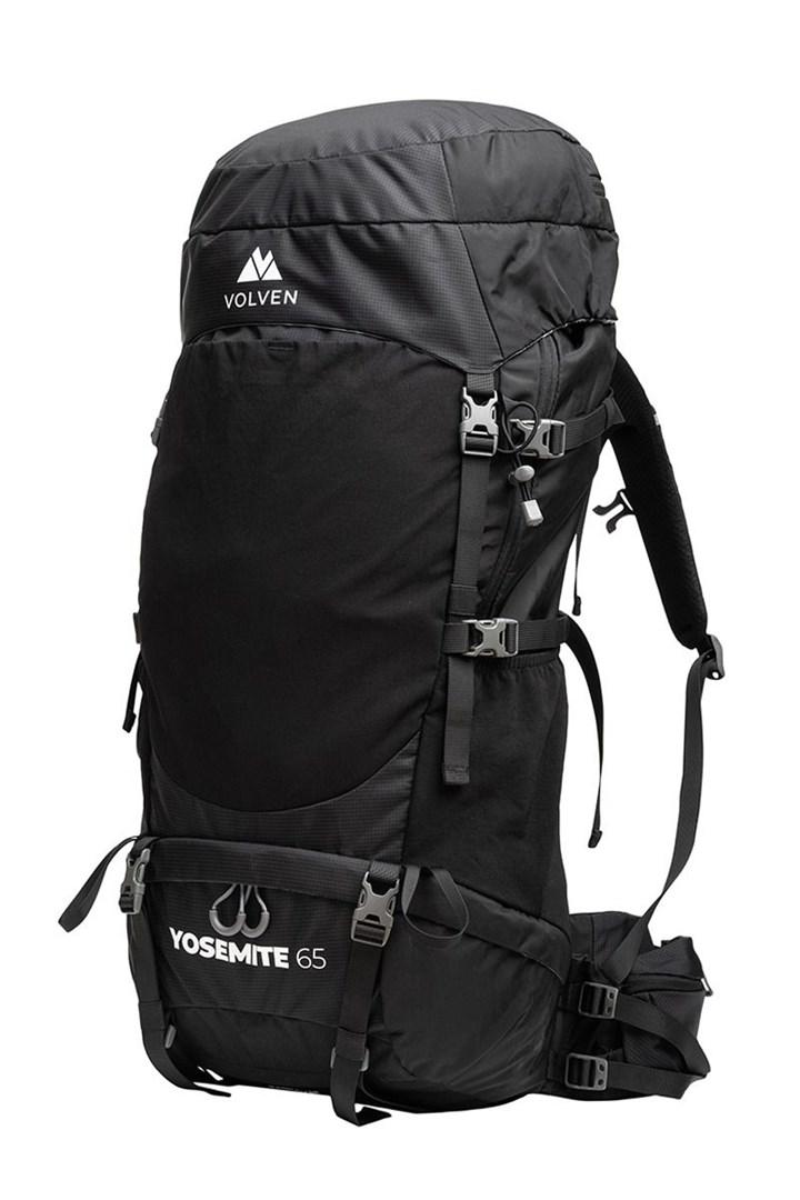 VOLVEN Yosemite 65 vandrerygsæk - sort, 65 l