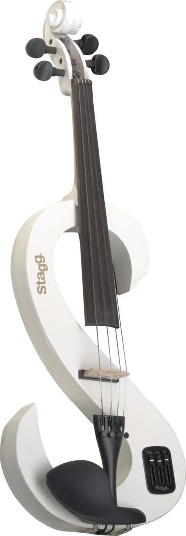 Stagg EVN 4/4 WH elektrisk violin i fuld størrelse 4/4 - hvid