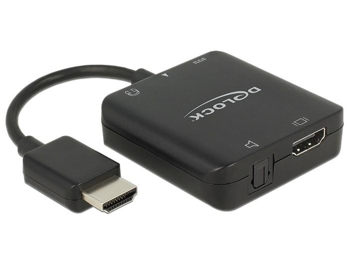 DeLOCK 62784 Audio Converter - HDMI til Audio, 4K, S/PDIF, Stereo
