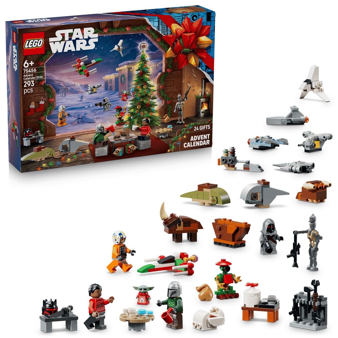 LEGO Star Wars Adventskalender 2026 75456 - 293 dele og 6 minifigurer