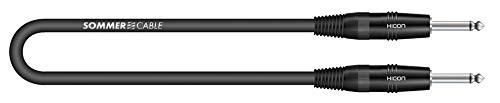 Sommer Cable SXRJ-0600 instrumentkabel 6 m med 6,3 mm jack-til-jack stik