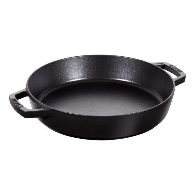 STAUB Staub sauterpande støbejern 2 håndtag sort Ø26 cm