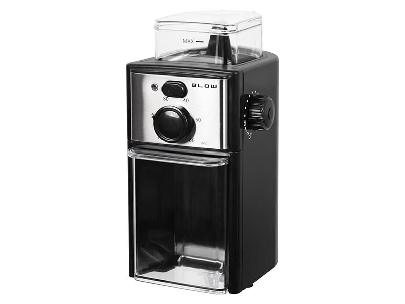 BLOW CG-03 kaffekværn med koniske maleværk, 150 W, 10 malegrader, 100 g - sort