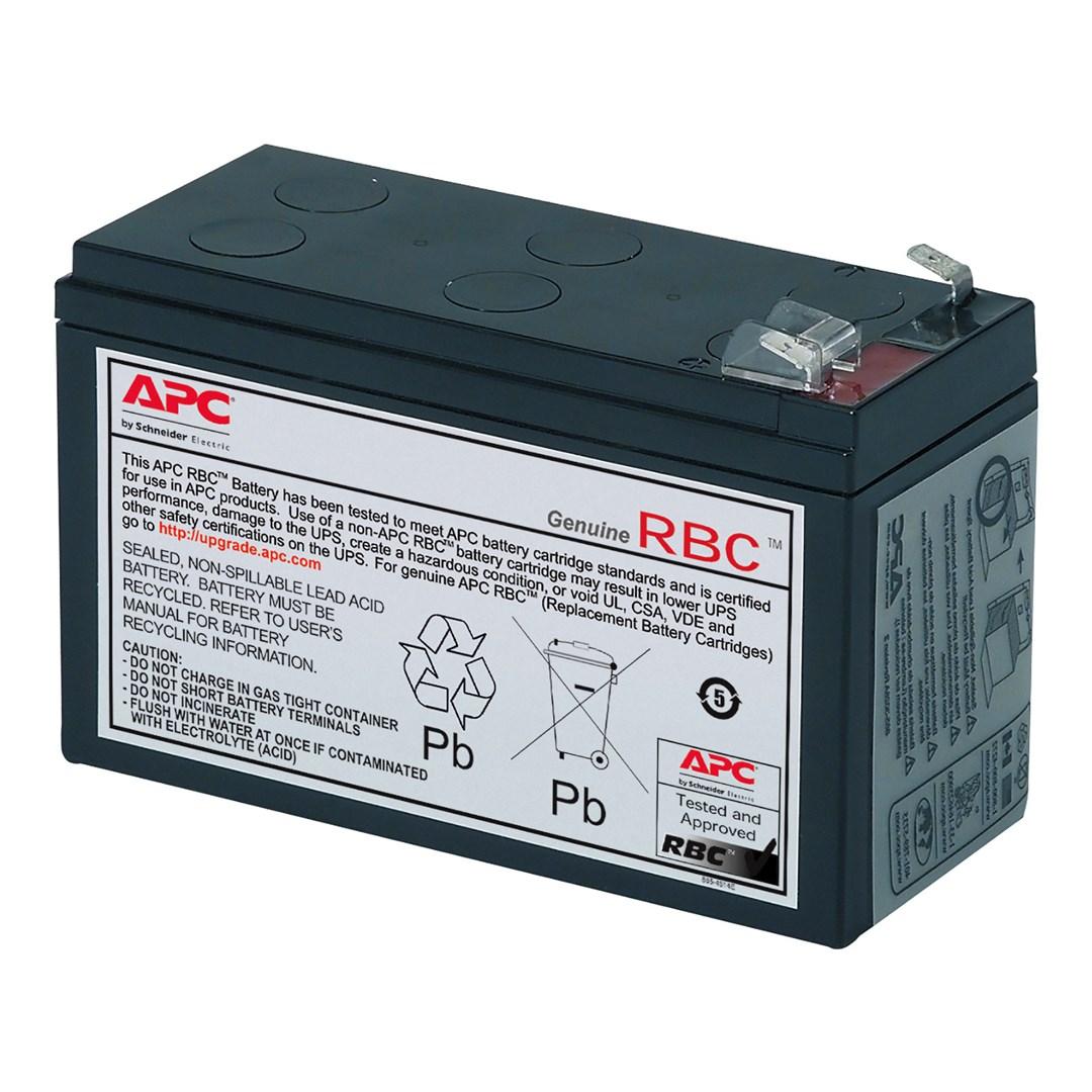 APC Replacement Battery Cartridge #2 - UPS-batteri - 1 x batteri - Blysyre - sort - for P/N: AP250, BE550-KR, BK500IACH, BP300JPNP, BP500IACH, BX600CI-IN, CP27U13AZ3-F