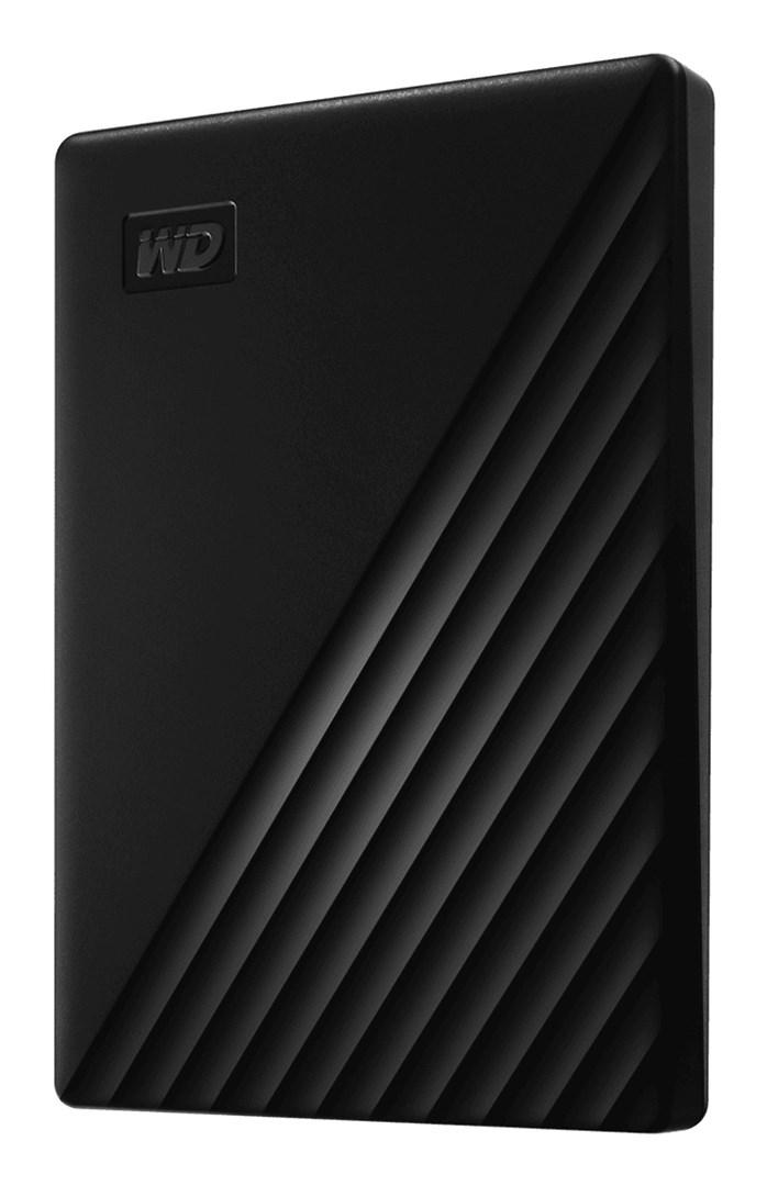 WD My Passport WDBYVG0010BBK - Harddisk - krypteret - 1 TB - ekstern (bærbar) - USB 3.2 Gen 1 - 256-bit AES - sort
