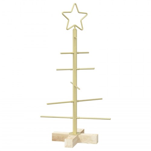 Metaljuletræ KUOPIO 60 cm - guld