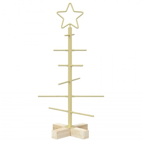 Metaljuletræ KUOPIO 60 cm - guld