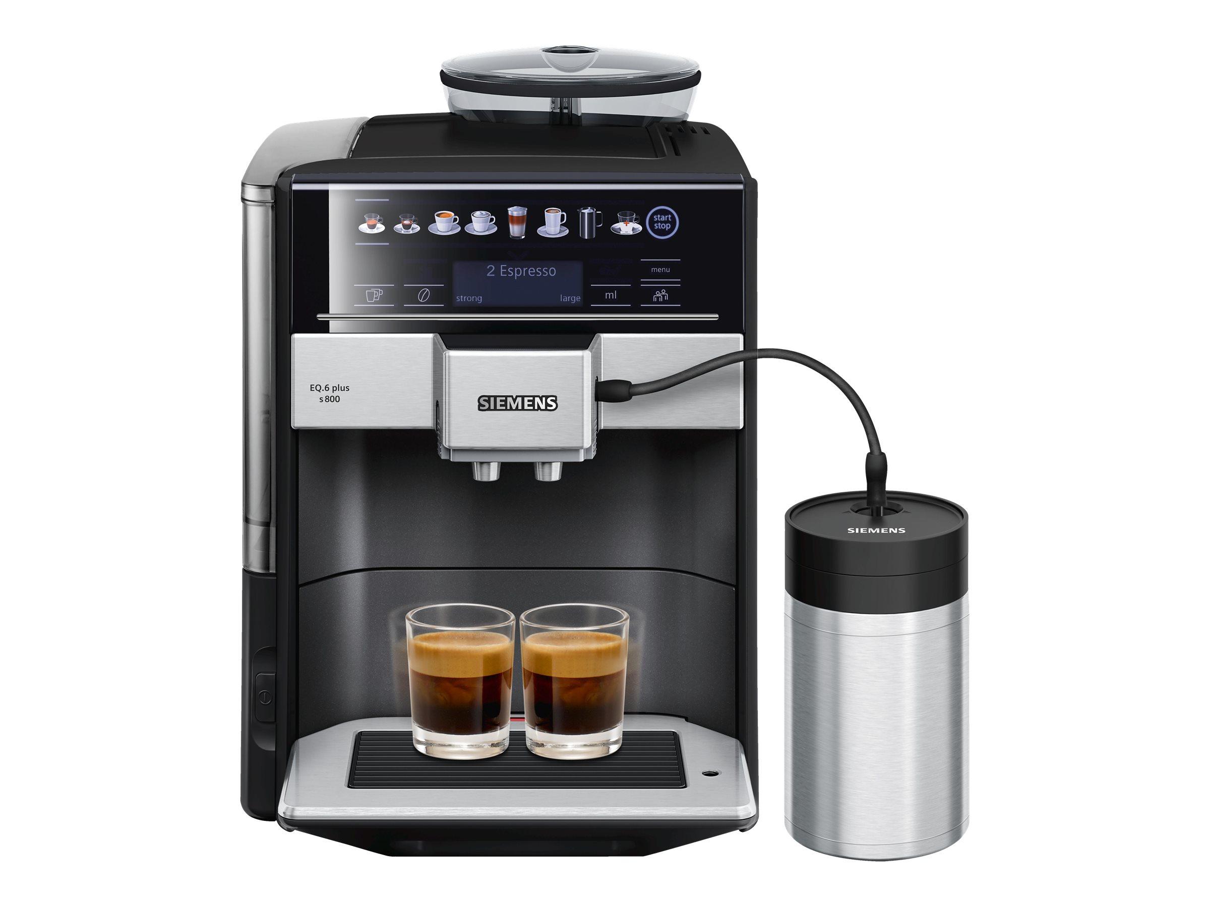 Kaffemaskine fuldautomatisk - Siemens EQ.6 Plus TE658209RW, 1,7 l espresso