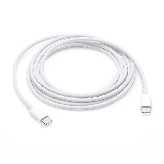 USB 3.1 SuperSpeed kabel - 2 x USB-C han (3A), Hvid (2m)