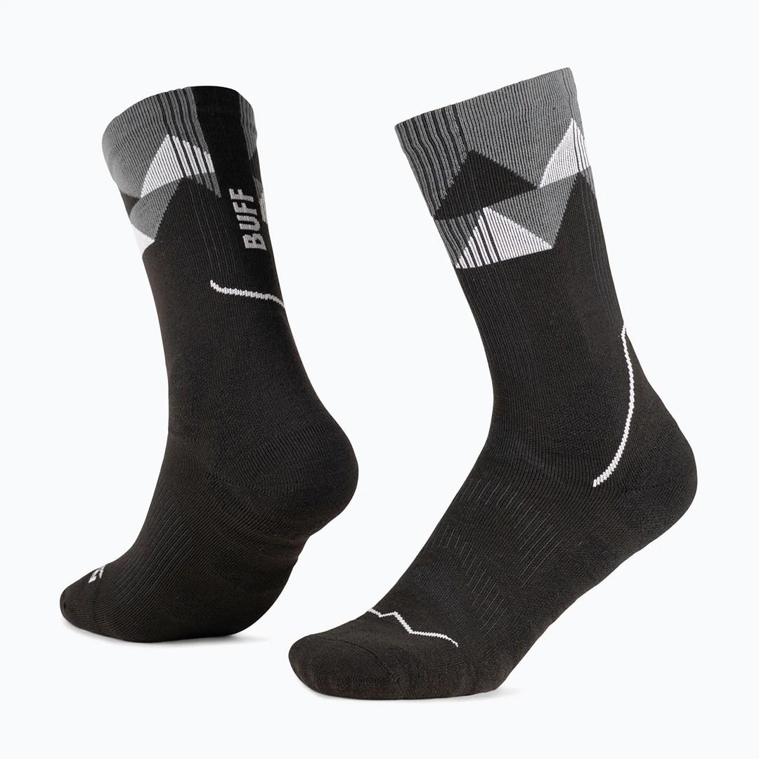 Buff ThermoNet Crew Socks TC strømper - sort, str. L (42-44)