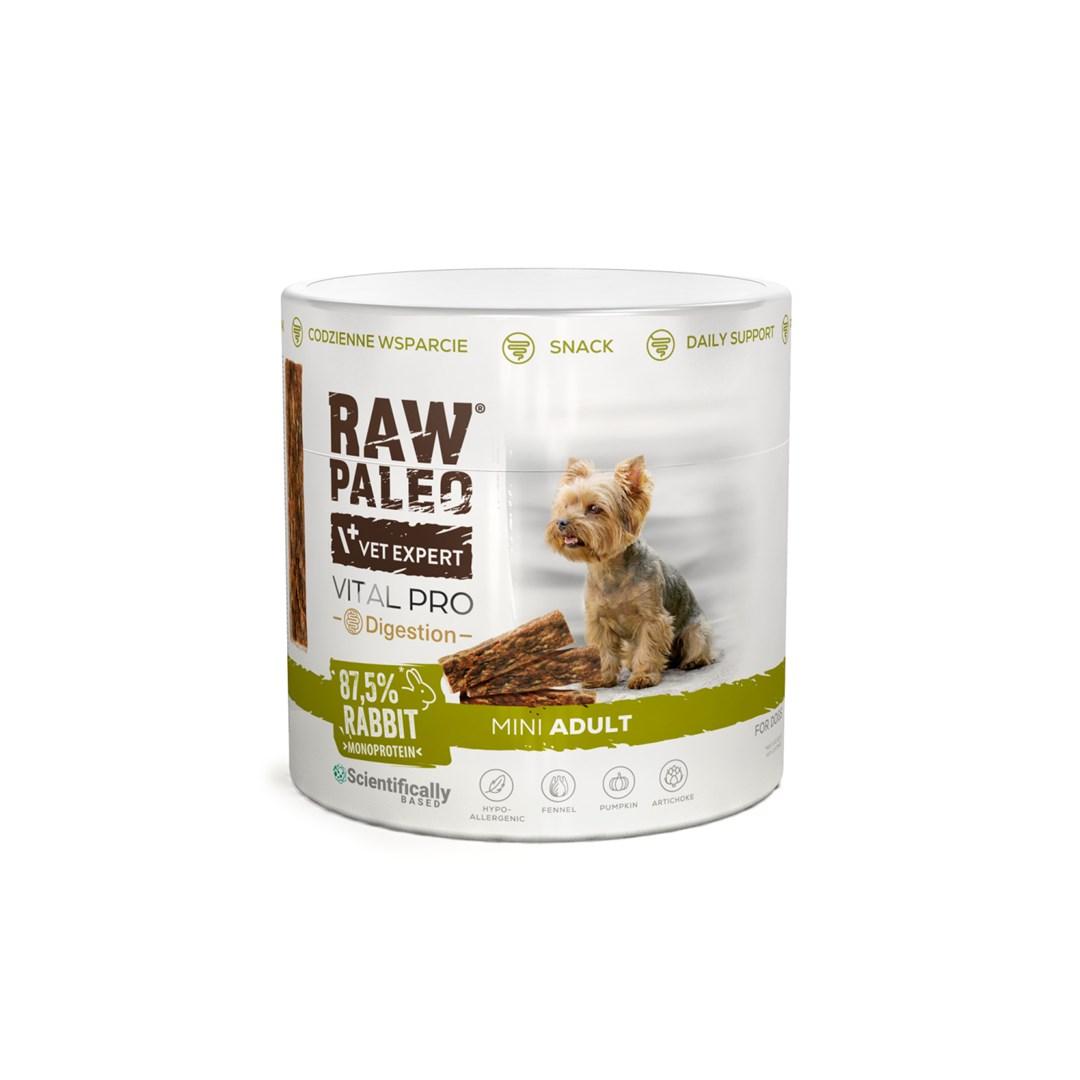 VetExpert Raw Paleo Vital Pro Digestion Kanin Mini Mono hundegodbid til voksne små hunde 100 g
