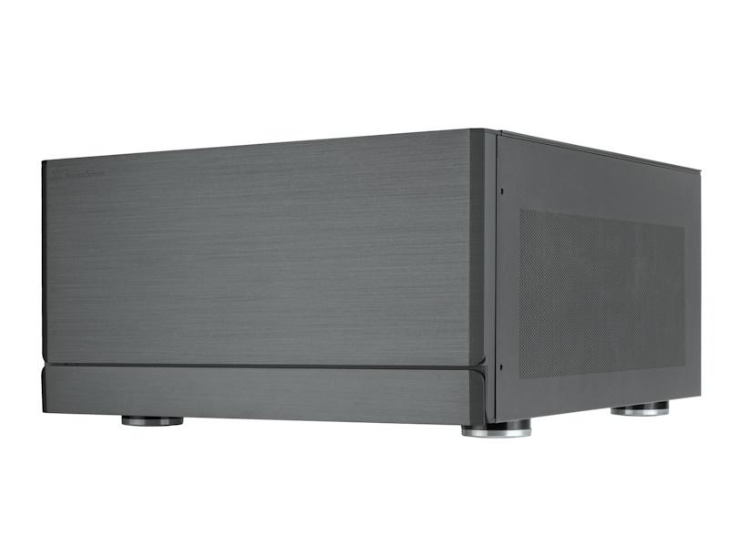 SilverStone SST-CW04TB Crown 04 HTPC tower kabinet til E-ATX/ATX/microATX/Mini-ITX - mørk grå