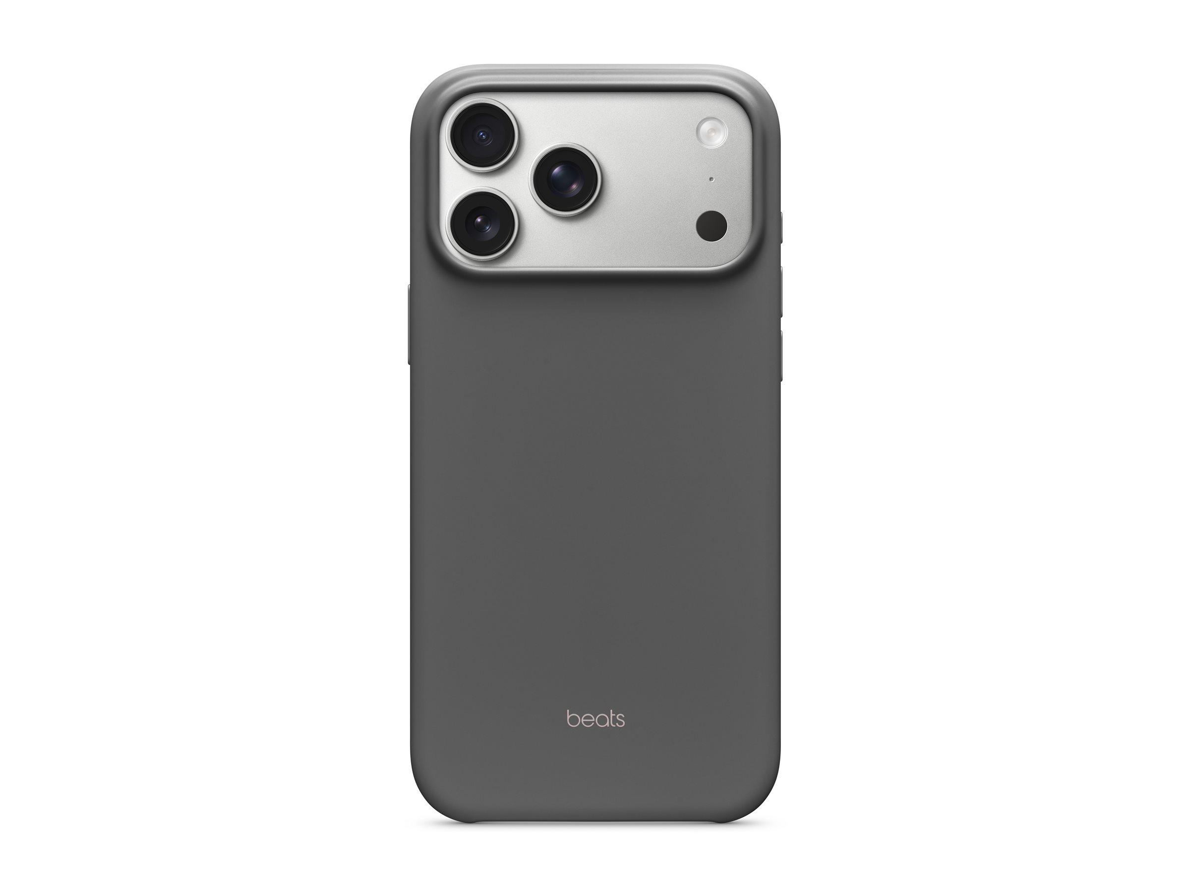 Beats - Beskyttelsescover til mobiltelefon - kamera kontrol - MagSafe-kompatibilitet - polykarbonat - granit grå - for iPhone 17 Pro Max