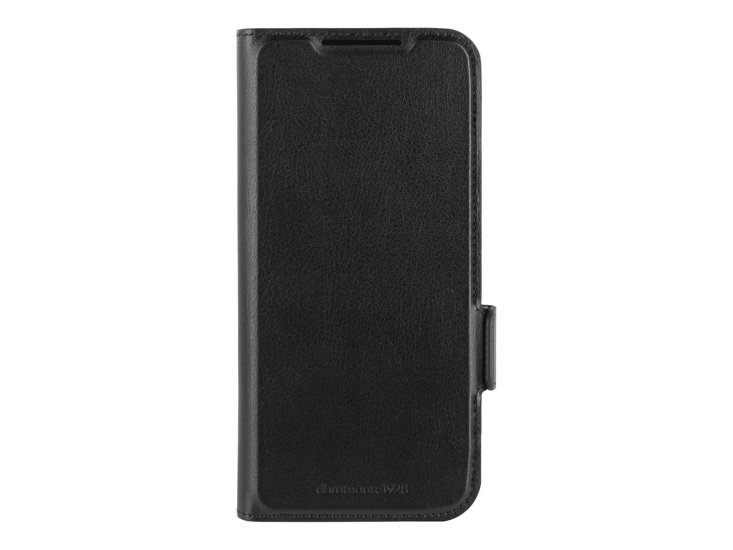 dbramante1928 Oslo Pro flipcover til Google Pixel 9A - sort mobilcover med kortlommer og standerfunktion