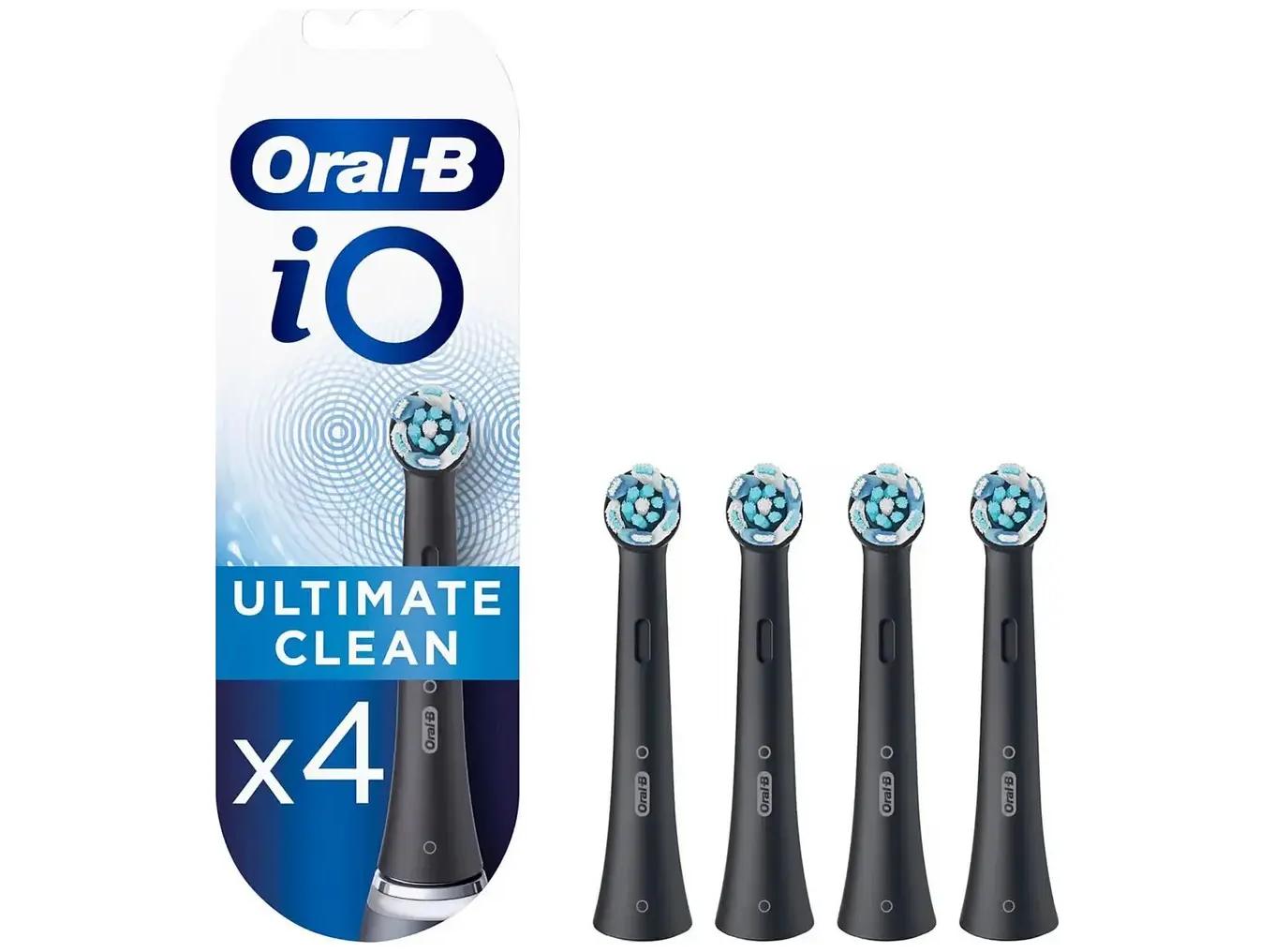 Oral-B iO Ultimate Clean ORAIOB4BK, 4 stk, Sort, 3 måned(er), Tyskland, Oral-B, 70 mm